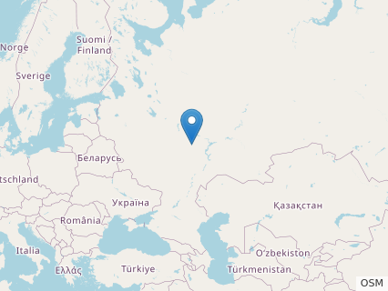 Locations where Abyssosaurus fossils were found.