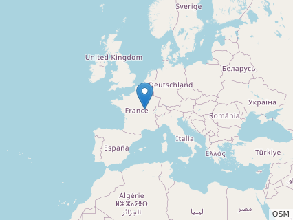 Locations where Actiosaurus fossils were found.