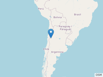Locais onde foram encontrados fósseis de Adeopapposaurus.
