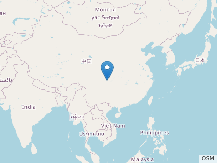 Locations where Archaeocursor fossils were found.