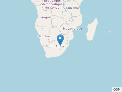 Locations where Arcusaurus fossils were found.