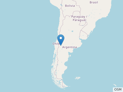 Locations where Astigmasaura fossils were found.