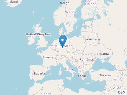 Locations where Avipes fossils were found.