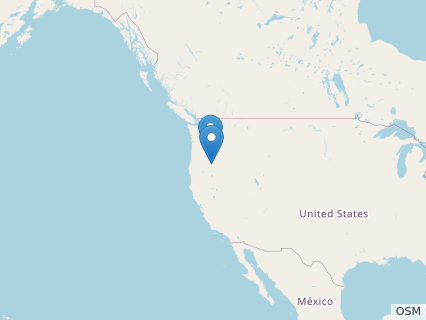 Locations where Bennettazhia fossils were found.