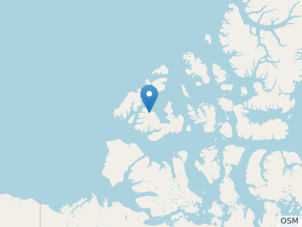 Locations where Borealonectes fossils were found.
