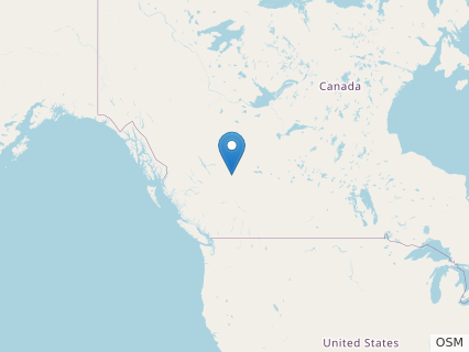 Locations where Boreonykus fossils were found.
