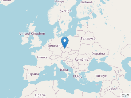 Locations where Burianosaurus fossils were found.