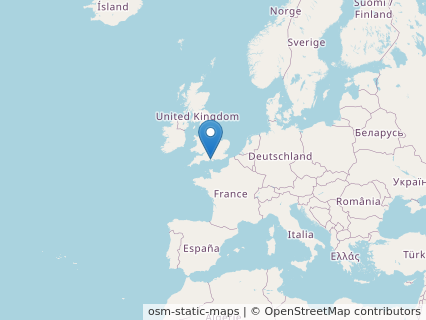 Locations where Calamosaurus fossils were found.