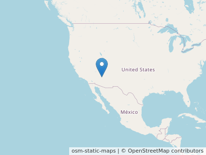 Locations where Camposaurus fossils were found.