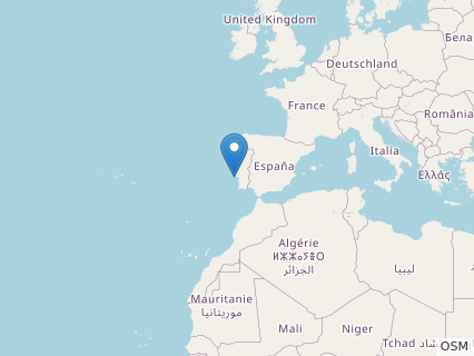 Locations where Cariocecus fossils were found.