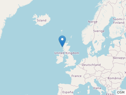 Locations where Ceoptera fossils were found.
