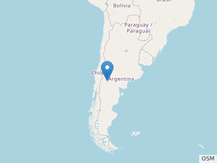 Locations where Cienciargentina fossils were found.