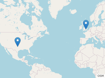 Locations where Cimoliopterus fossils were found.