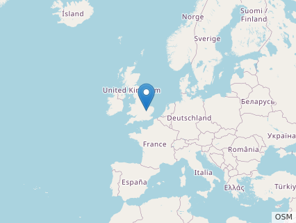 Locations where Craterosaurus fossils were found.