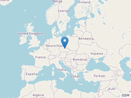 Locations where Cretornis fossils were found.