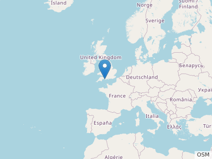 Locations where Cuspicephalus fossils were found.