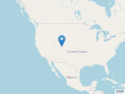Locations where Dermodactylus fossils were found.