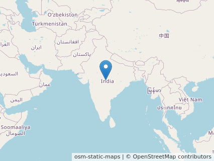 Locations where Dravidosaurus fossils were found.