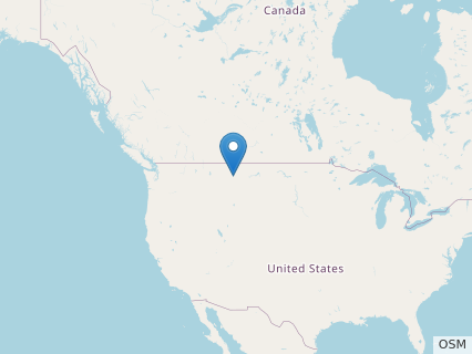 Locations where Dysganus fossils were found.