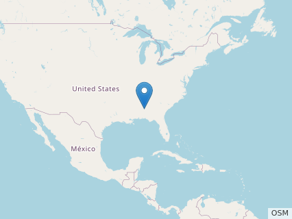 Locations where Eotrachodon fossils were found.