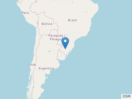 Locations where Erythrovenator fossils were found.