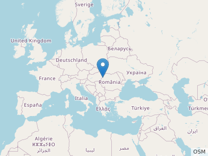 Locations where Eurolimnornis fossils were found.