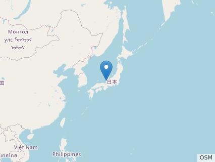 Locations where Fukuititan fossils were found.