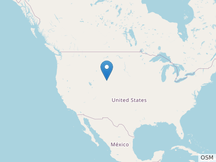 Locations where Gargoyleosaurus fossils were found.