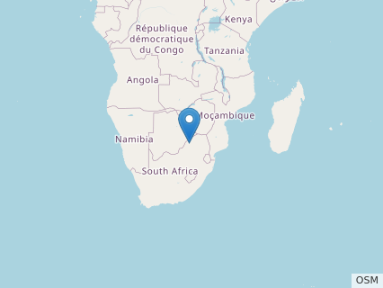 Locations where Gigantoscelus fossils were found.