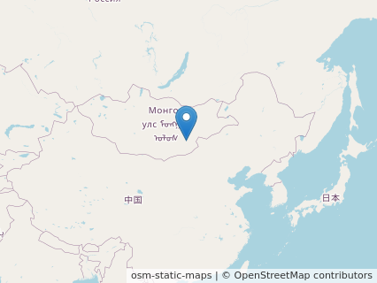 Locations where Gobiazhdarcho fossils were found.