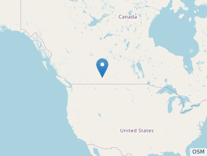 Locations where Gravitholus fossils were found.