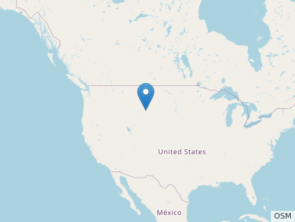 Locations where Kaatedocus fossils were found.