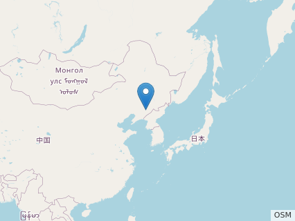 Locations where Liaoningotitan fossils were found.
