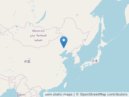 Locations where Luchibang fossils were found.