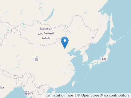 Locations where Luopterus fossils were found.