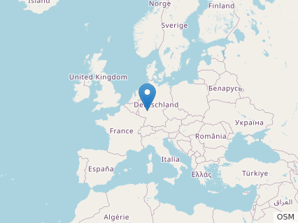 Locations where Makrodactylus fossils were found.