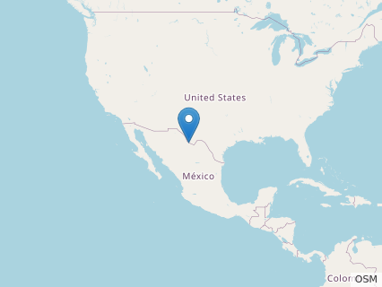 Locations where Malefica fossils were found.