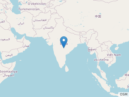 Locations where Maleriraptor fossils were found.