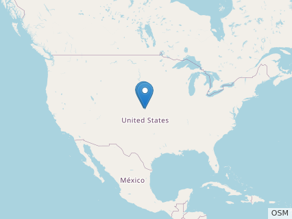 Locations where Megacephalosaurus fossils were found.