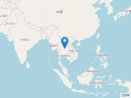 Locations where Minimocursor fossils were found.