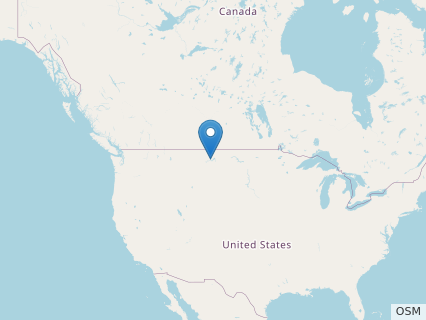 Locations where Nakonanectes fossils were found.