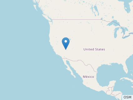 Locations where Nevadadromeus fossils were found.
