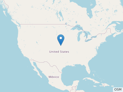 Locations where Ogmodirus fossils were found.