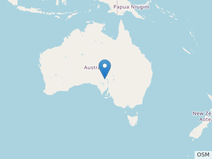 Locations where Opallionectes fossils were found.