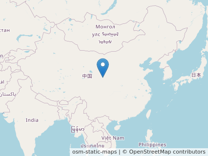 Locations where Ordosipterus fossils were found.