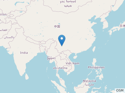 Locations where Pachysuchus fossils were found.