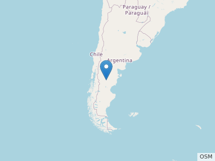 Locations where Patagotitan fossils were found.