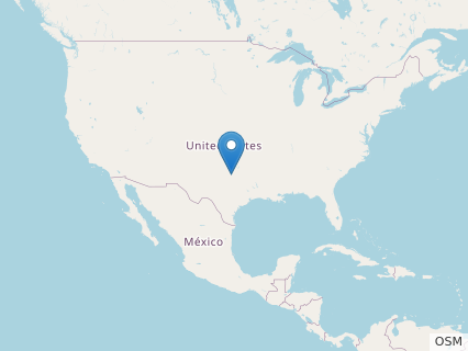 Locations where Pawpawsaurus fossils were found.