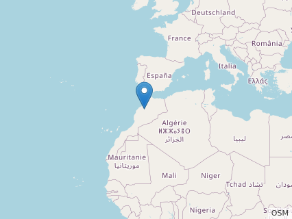 Locations where Phosphatodraco fossils were found.