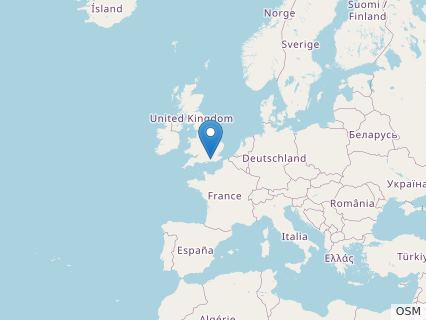 Locations where Polacanthoides fossils were found.